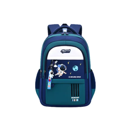 PINK·LAND Oxford Backpack Large Size Unisex Green/Pink