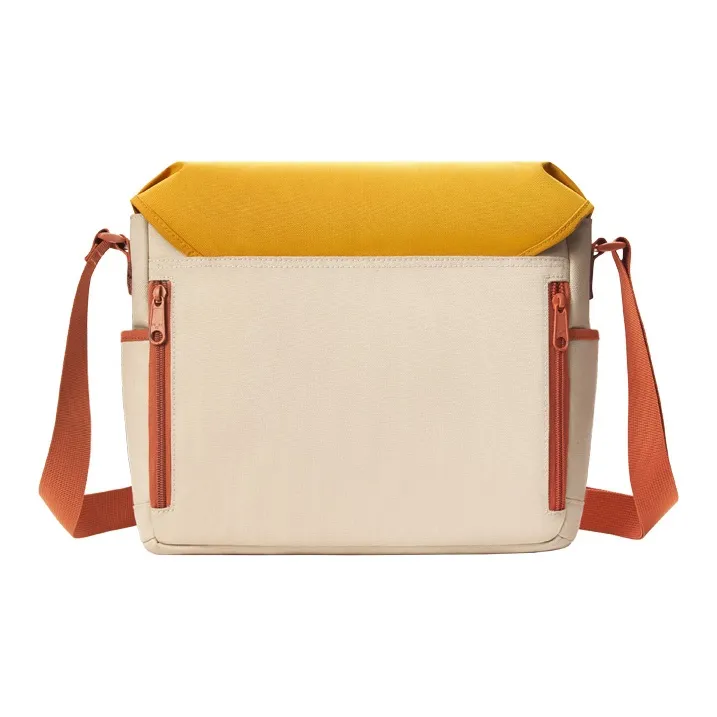 MAH Polyester Shoulder Bag, Crossbody Bag Medium Size Unisex Classic Color Scheme-2