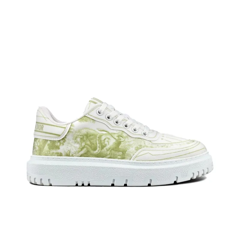 DIOR Addict Skateboard Shoes Women's Low-Top Yellow-1