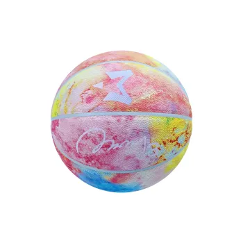 MARBURY PU Basketball Watercolor Pink Size 7 Training Match Unisex