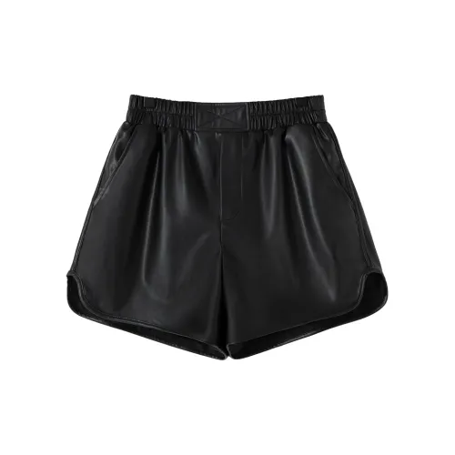 SOON FLOWER Casual Shorts Women's Black