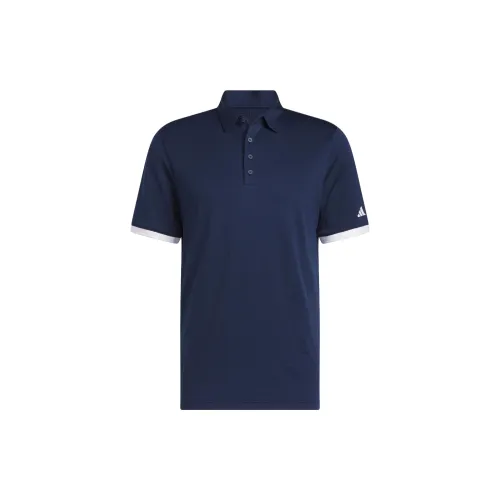 Adidas Polo Shirts Men Navy Blue