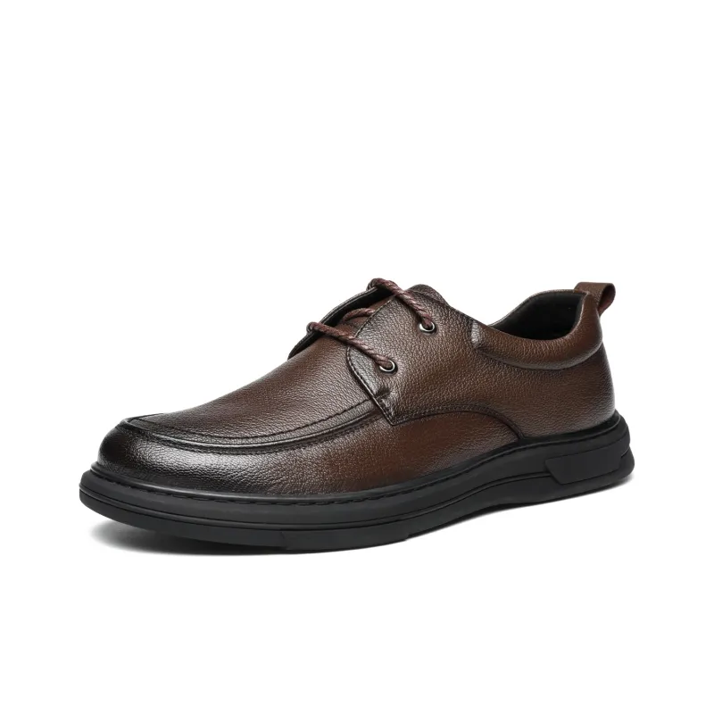 FAPAI Men's Casual Shoes Men Low Top Black-7