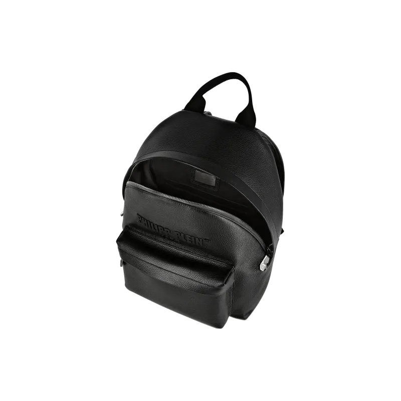 PHILIPP PLEIN Calfskin Backpack Regular Unisex Black-2