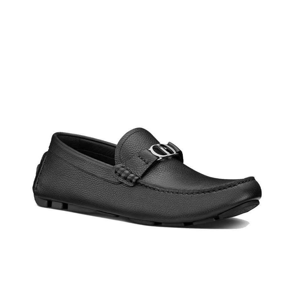 DIOR Odéon Slip-on Shoes Men's Black - POIZON