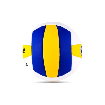LENWAVE PU Size 5 Ball Volleyball Unisex White Yellow Blue