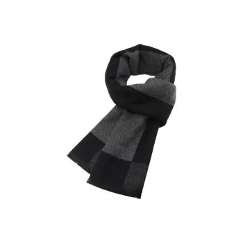 BAGGL Knit Scarves Men's Black Gray