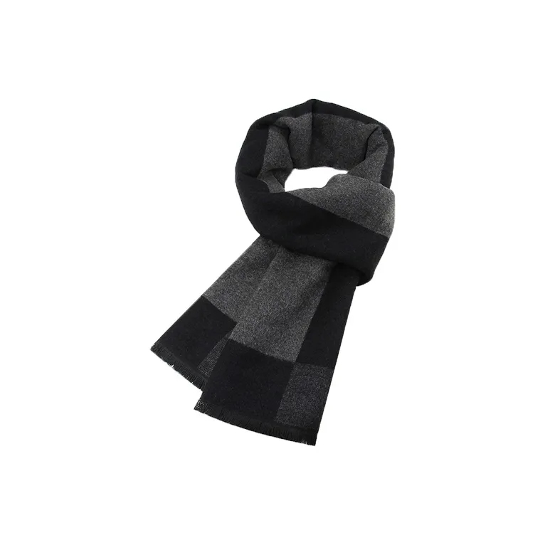 BAGGL Knit Scarves Men's Black, Gray-0