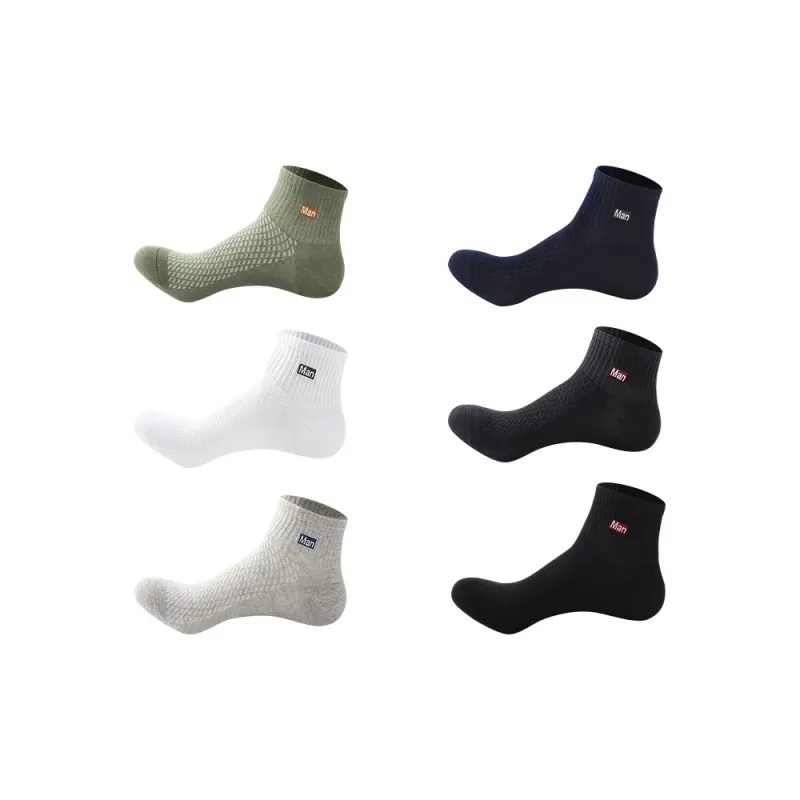 Lanza Mid Calf Socks Men's 5 Pack-0