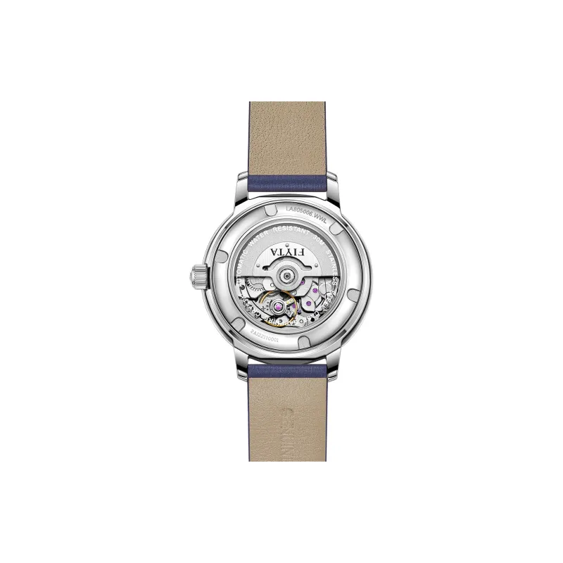 Fiyta Automatic Mechanical Movement Watch Women's Watch Silver Dial-3
