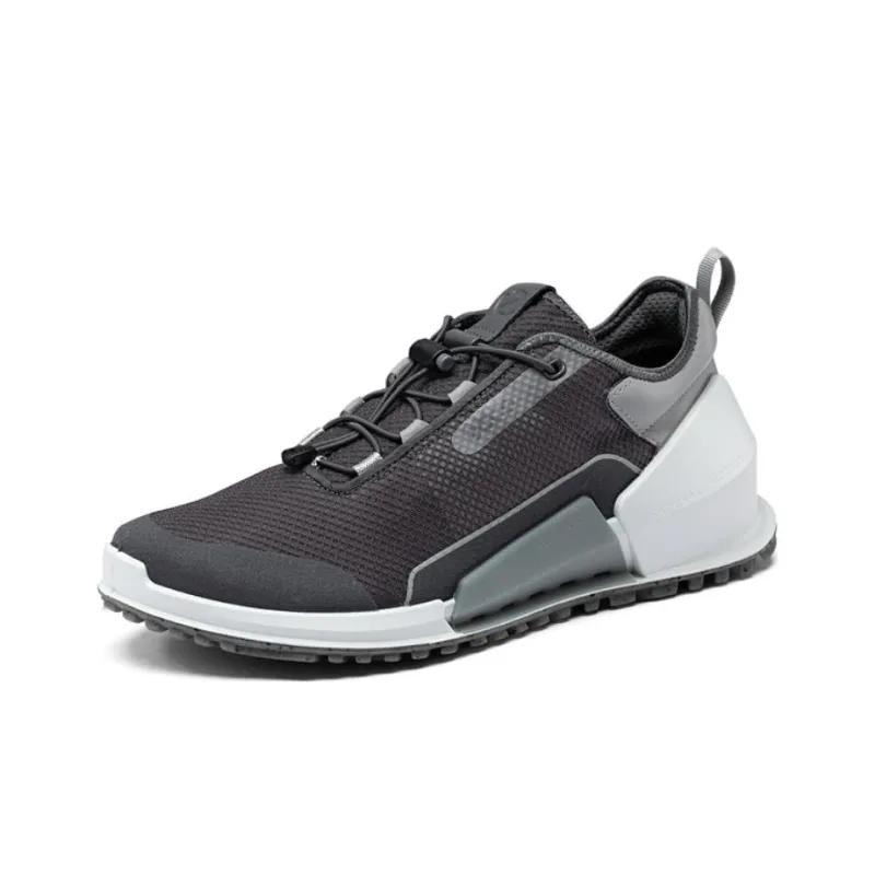 Ecco Biom 2.0 Cushioning Wear Resistant Low Top Casual Shoes Men's Gray White-2