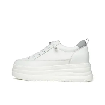 LAORENTOU Height Increasing Low-Top Skateboard Shoes 6cm Women's