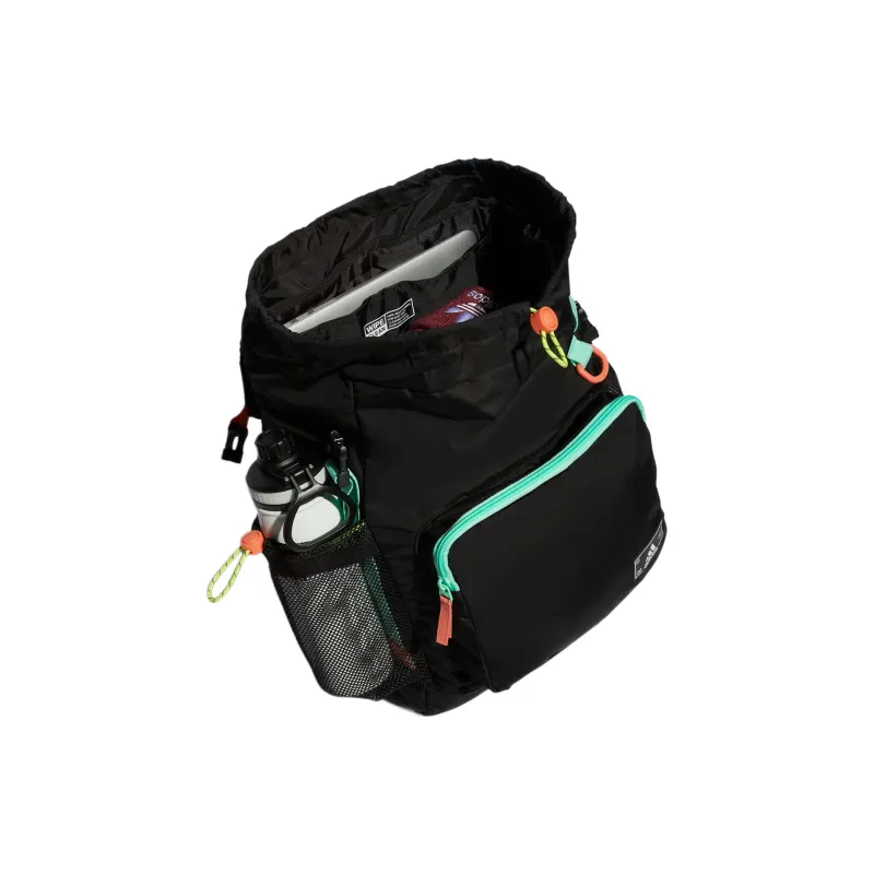 Adidas Saturday Backpack Black/Vivid Mint/Coral-3