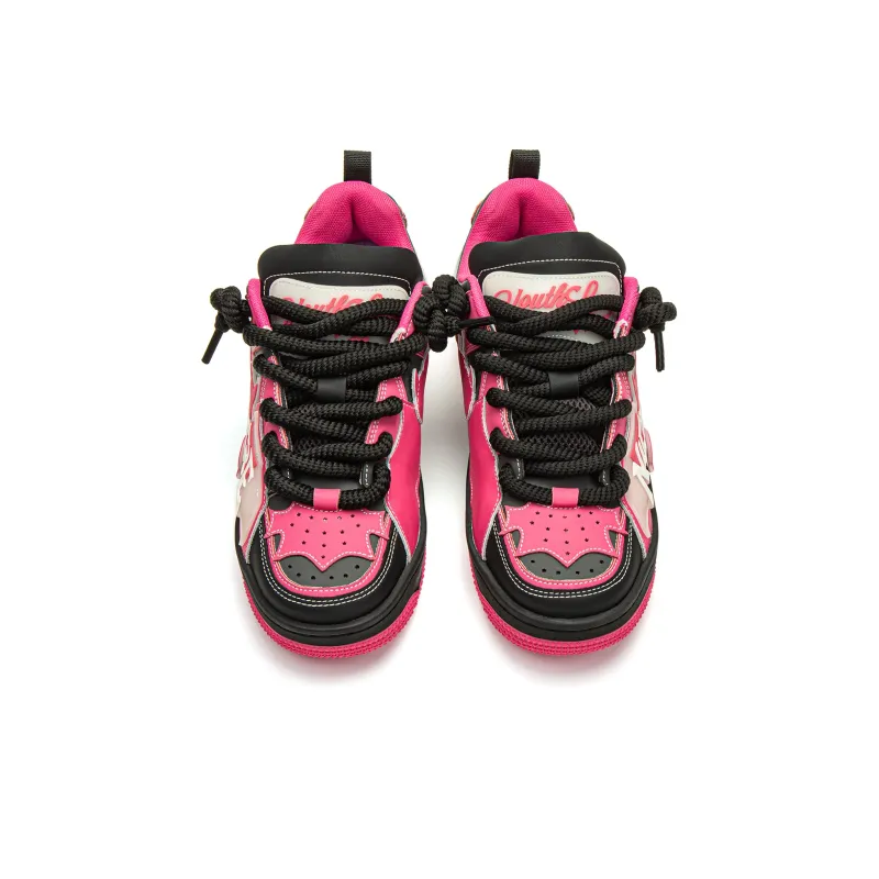 Youthloser Skateboard Shoes Unisex Low Top Black-3