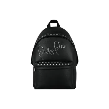 PHILIPP PLEIN Artificial Leather Backpack Regular Women's Black