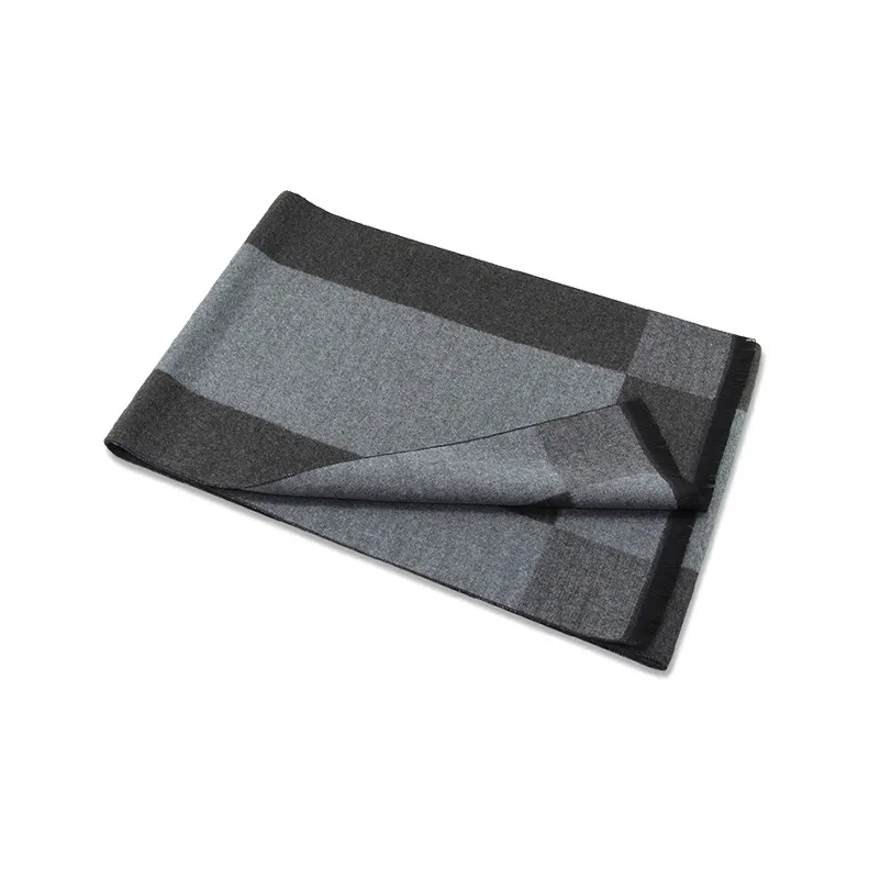 BAGGL Knit Scarves Men's Black, Gray-3