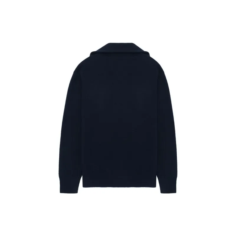 LI NING 1990 Classic Collection Knitwear Men's Deep Mysterious Blue-1