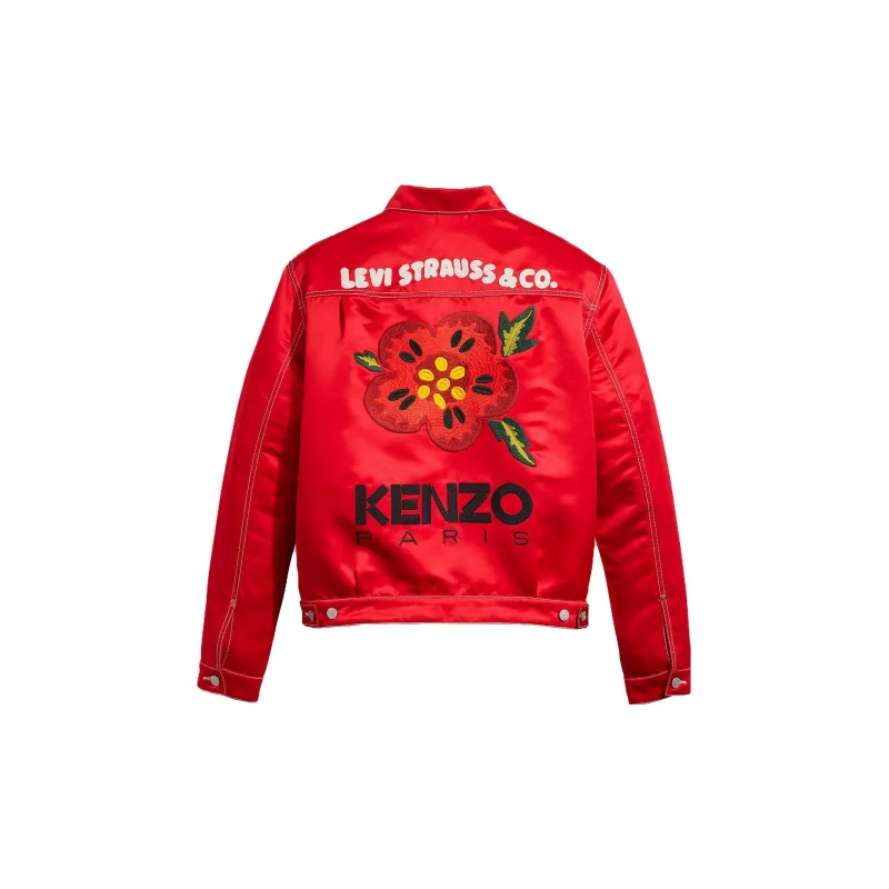 Kenzo X Levis LEVI'S X KENZO CO-BRAND Jackets Unisex Red-1