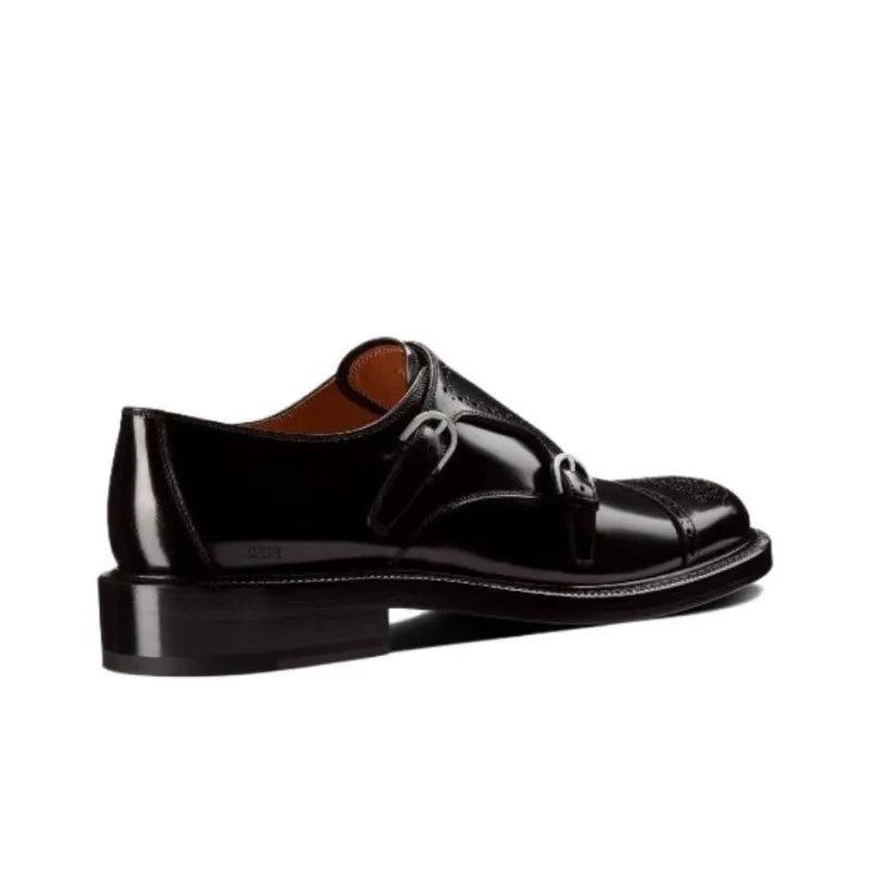DIOR Evidence Derby Dress Shoes Men's Black-3