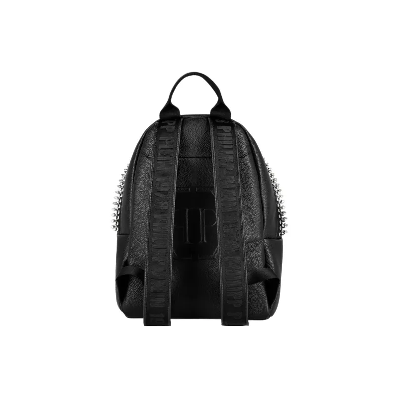 PHILIPP PLEIN Calfskin Backpack Unisex Black-1