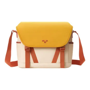 MAH Polyester Shoulder Bag, Crossbody Bag Medium Size Unisex Classic Color Scheme
