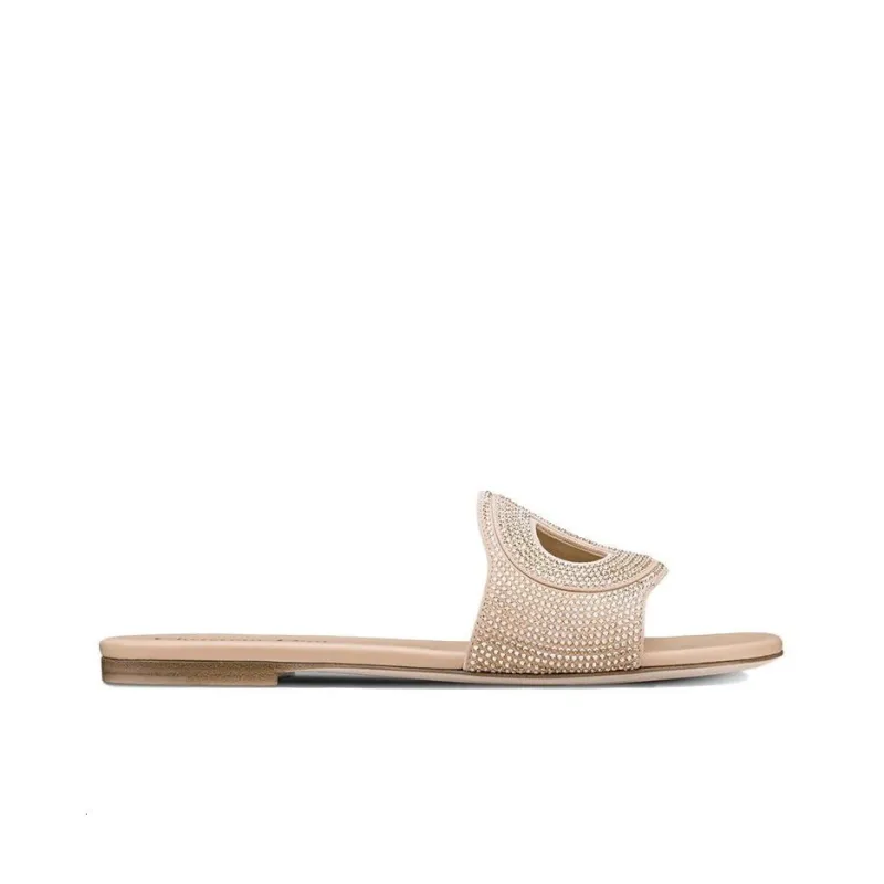 DIOR D-Club Stylish Sandals Women's Nude-1