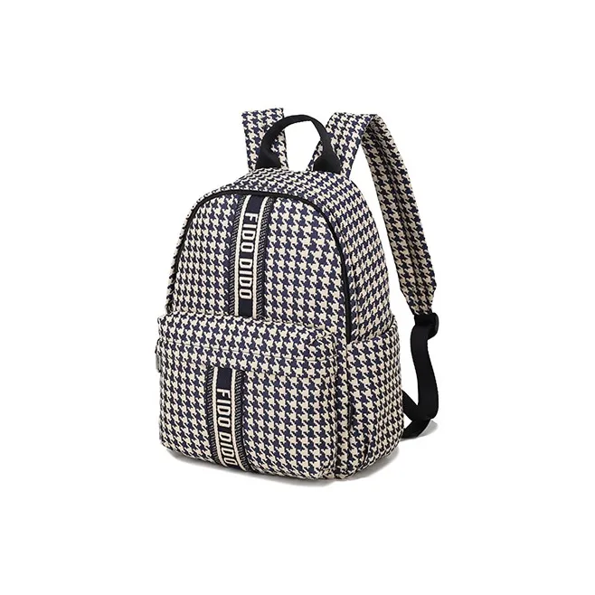 FIDO DIDO Backpacks Houndstooth-1