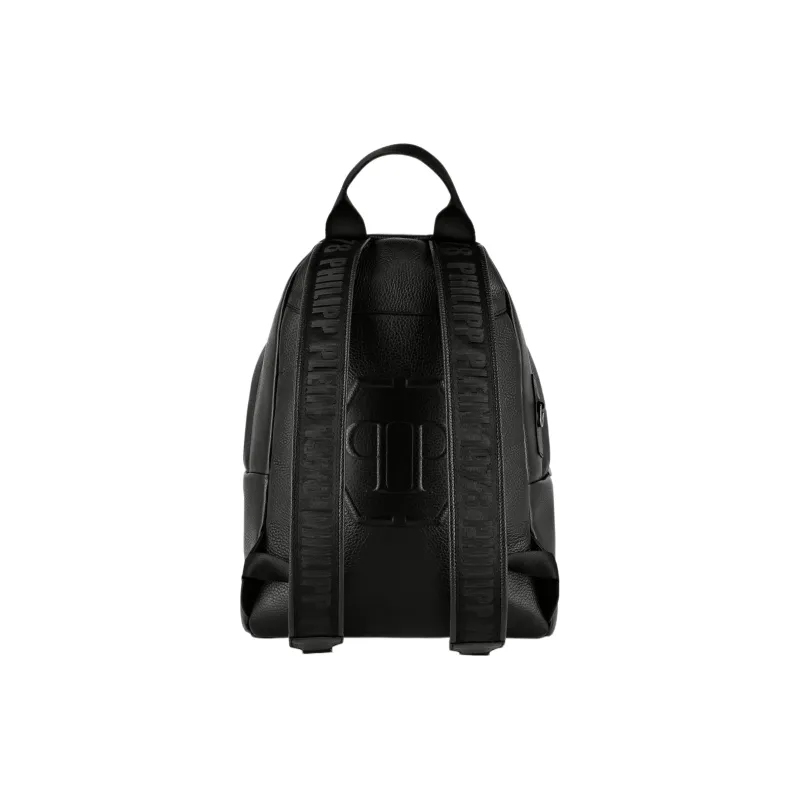 PHILIPP PLEIN Calfskin Backpack Regular Unisex Black-1