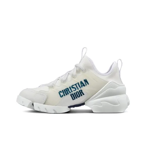 DIOR D-Connect Casual Shoes Women's Low-Top White