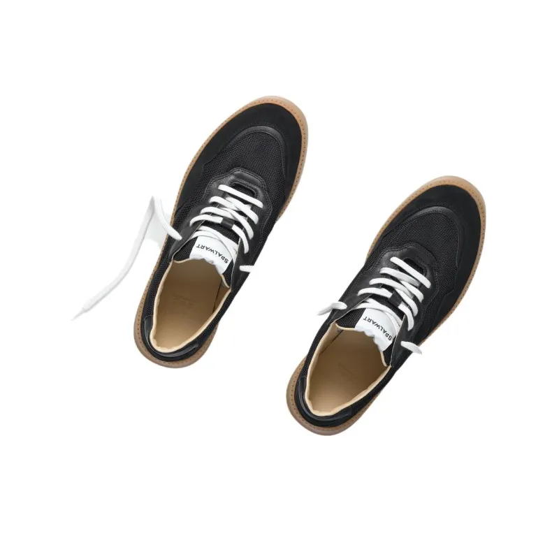 SPALWART Smash Low Top Skateboard Shoes Unisex Black-3