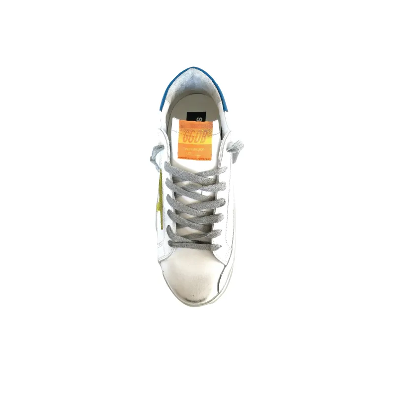 Golden Goose Low Top Skateboard Shoes Men's White-4