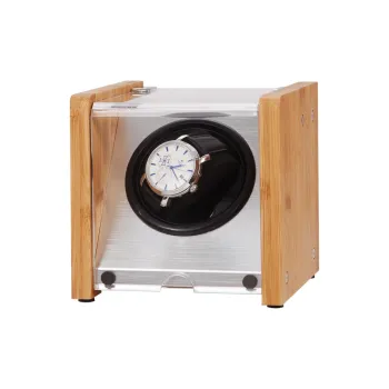 MILANQIAN M&Q Watch Winder Bamboo Wood Color Unisex