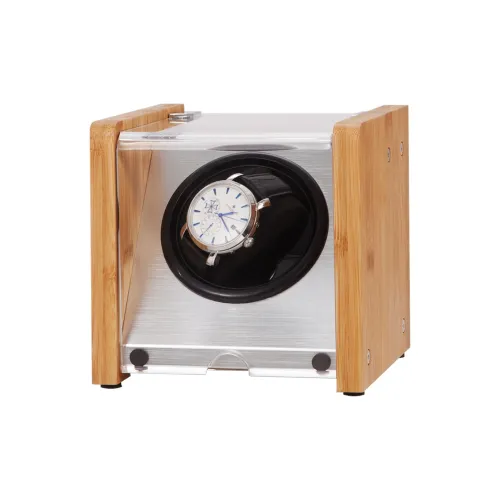 MILANQIAN M&Q Watch Winder Bamboo Wood Color Unisex