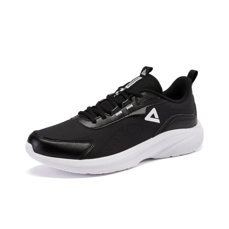PEAK Breathable And Lightweight Low Top Casual Running Shoes Men's Black-2