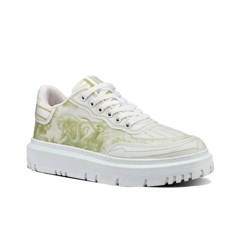 DIOR Addict Skateboard Shoes Women's Low-Top Yellow-2