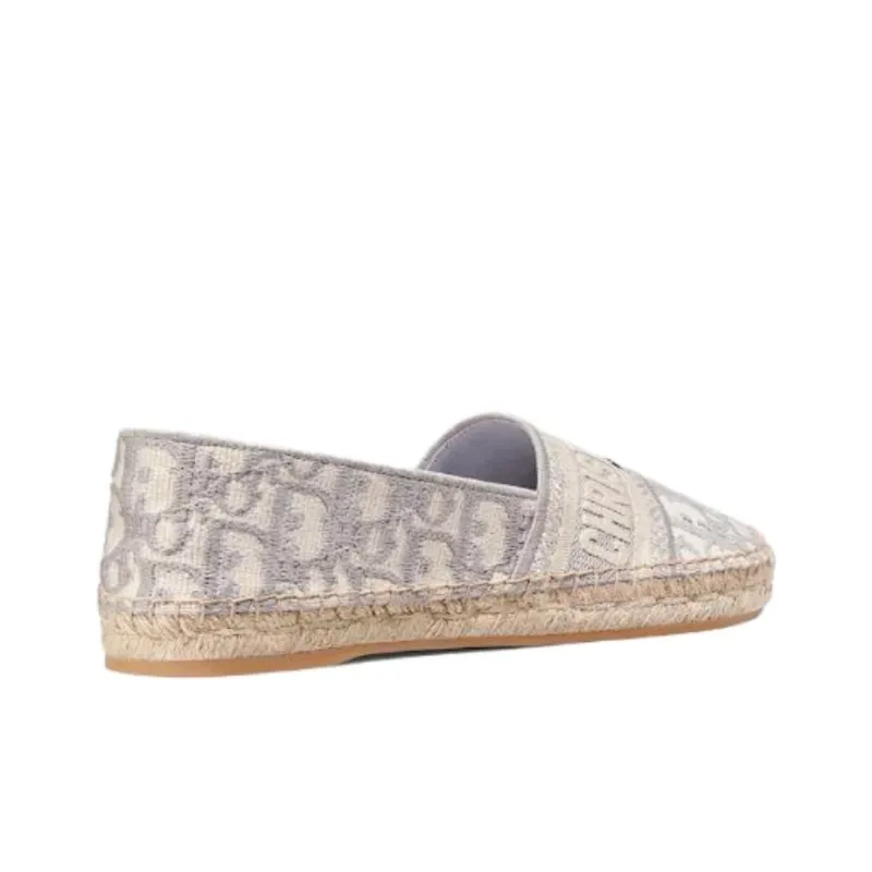 DIOR Granville Espadrilles Women's Gray-3