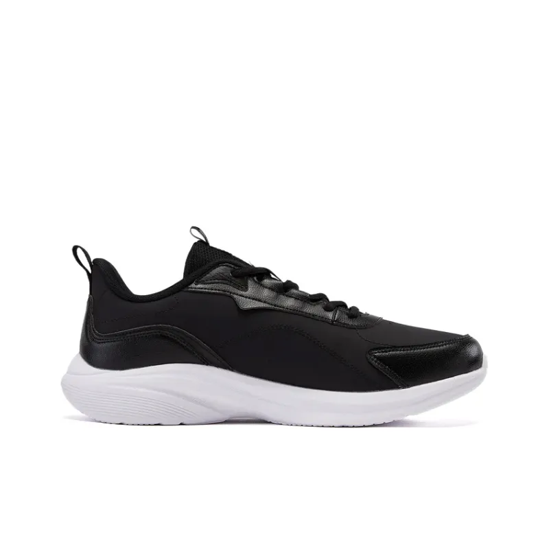 PEAK Breathable And Lightweight Low Top Casual Running Shoes Men's Black-1