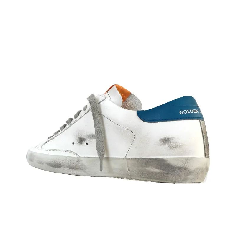 Golden Goose Low Top Skateboard Shoes Men's White-3
