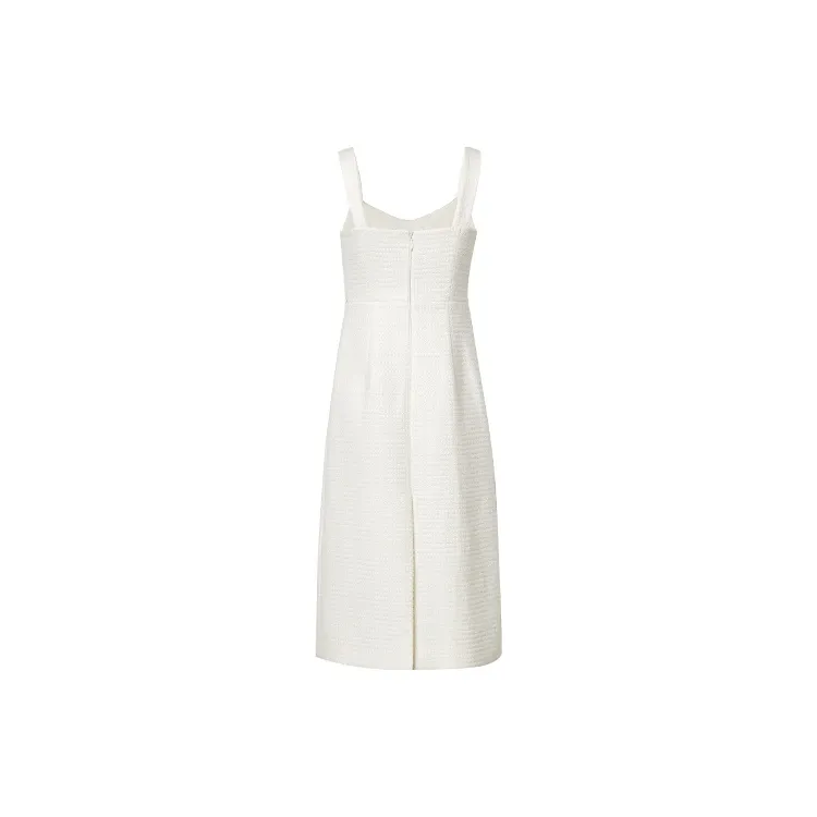 TAMMY TANGS Slip Dresses Women's Pearl White-1