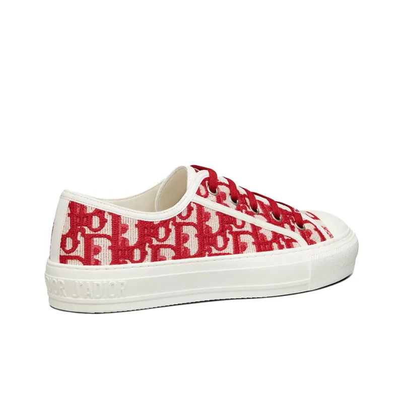 DIOR Walk'n'DIOR Oblique Red Canvas Women's-3