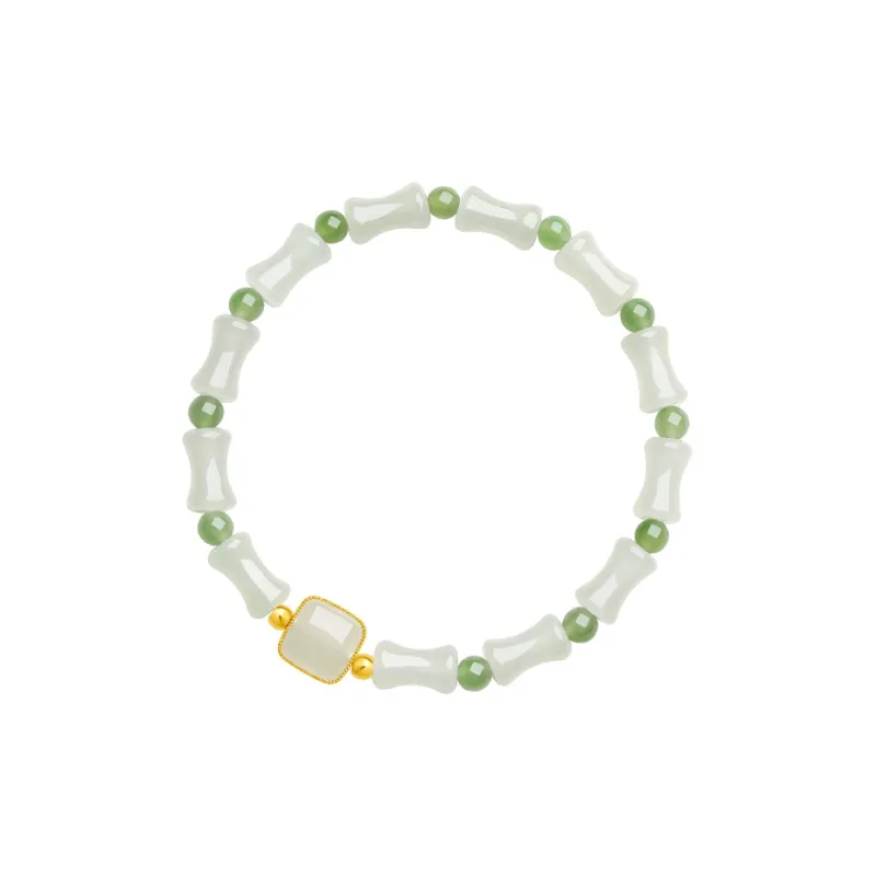 ZHOU LIU FU Hetian Jade Bracelets White Jade Women's-1