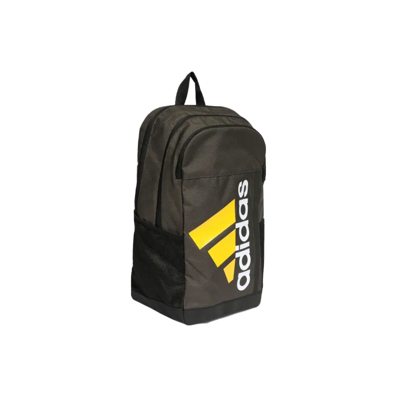 Adidas Recycled Polyester Backpack Regular Women's Dark Olive Green/Sunlight Yellow/White-1