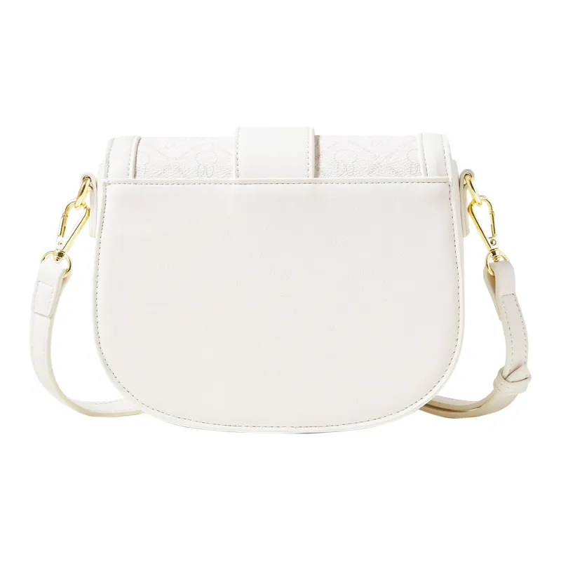 Miffy PU Saddle Bag, Shoulder Bag, Crossbody Bag Regular Women's Ecru/Pink-3