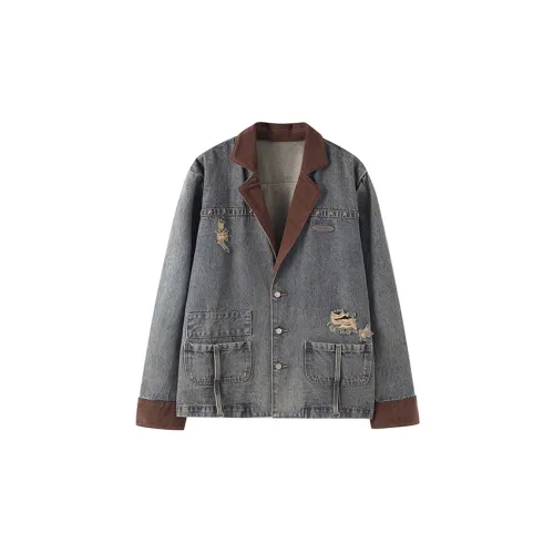 FPMZ Denim Jackets Women's Denim Blue