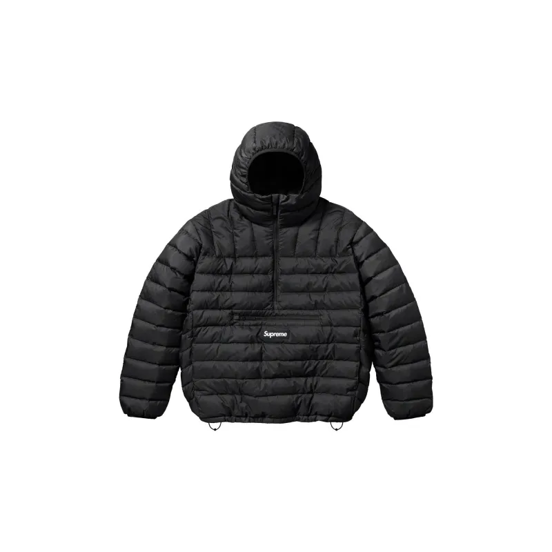 Supreme Micro Down Half Zip Hooded Pullover - POIZON