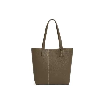 BELLE Genuine Leather Vine-Patterned Bag Tote Bag Shopping Bag Shoulder Bag Women's
