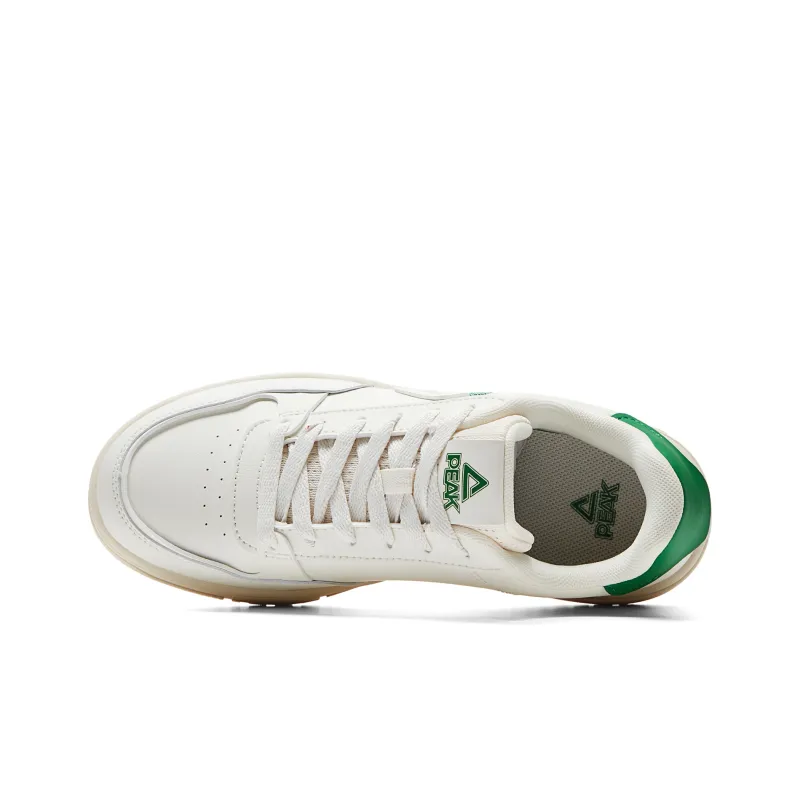 PEAK Air Force 1 Low Top Skateboard Shoes Men's Ecru Grass Green-3
