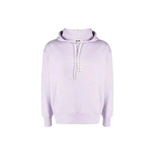 MSGM Sweatshirts Unisex Purple