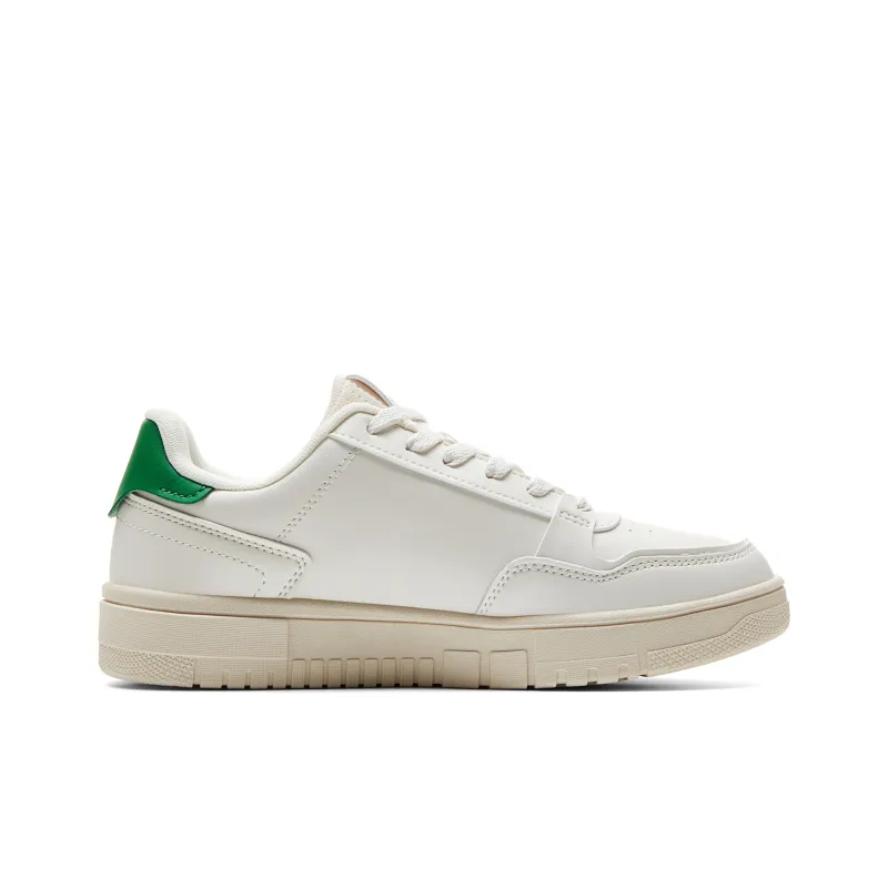 PEAK Air Force 1 Low Top Skateboard Shoes Men's Ecru Grass Green-1