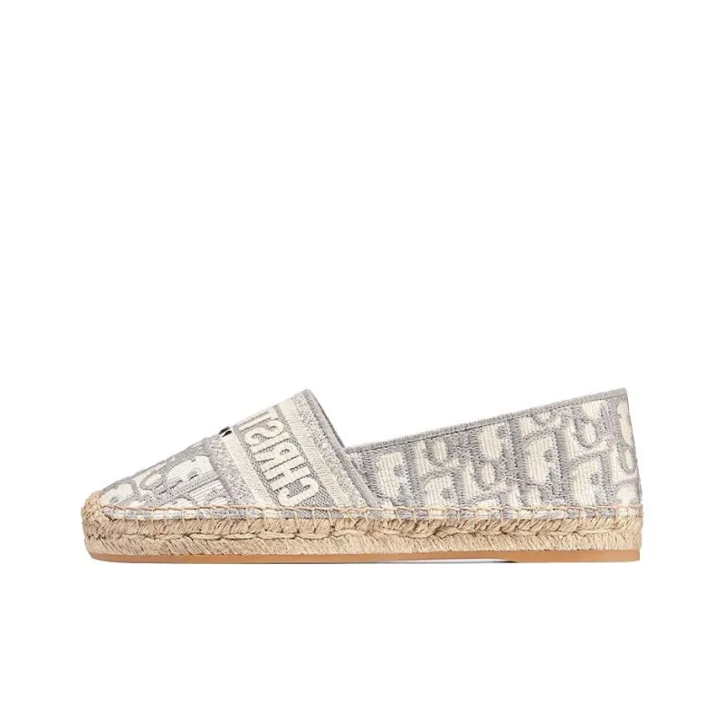 DIOR Granville Espadrilles Women's Gray-0